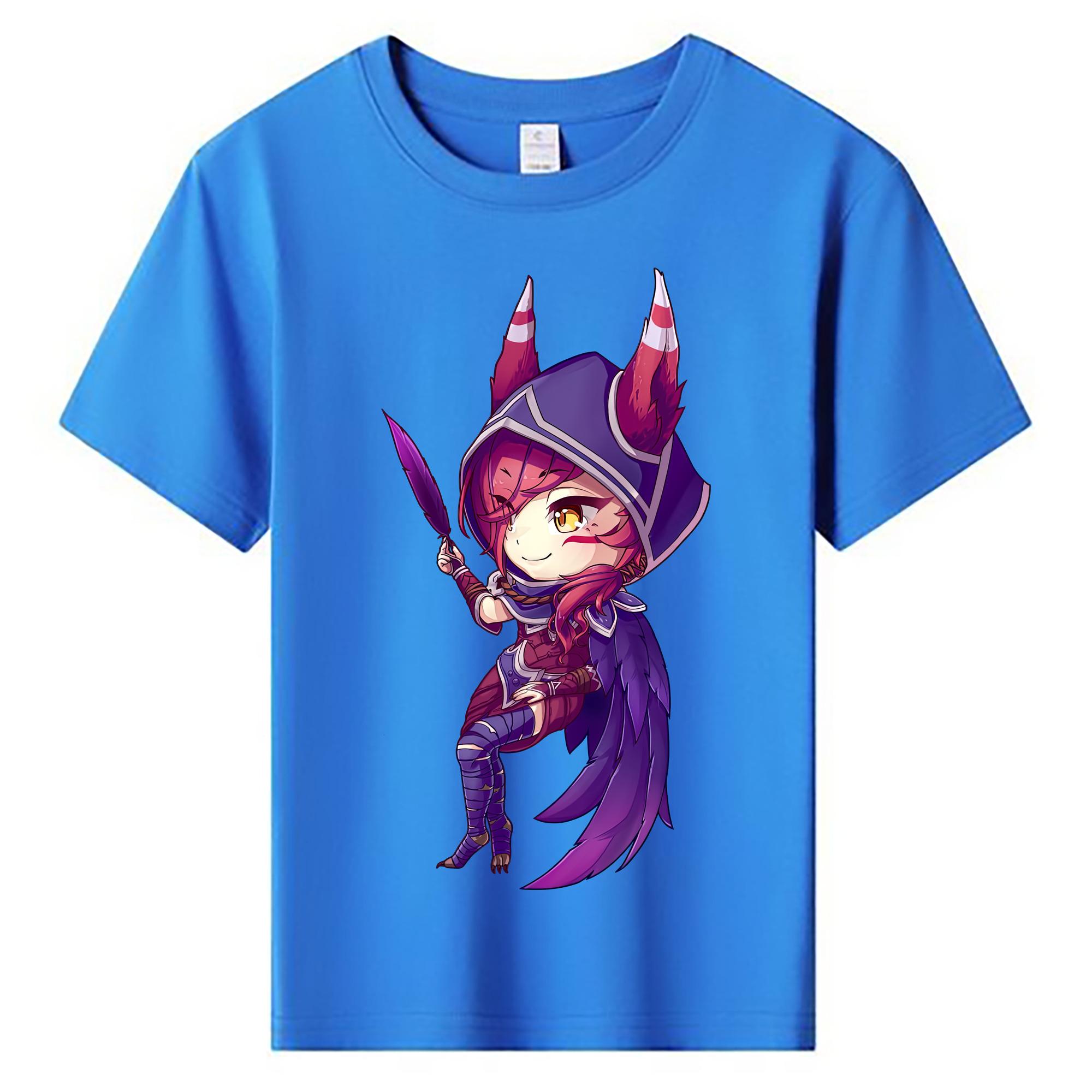 （画像用） リーグ・オブ・レジェンド League of Legends LOL 綿100％キッズTシャツ（フロントプリント）